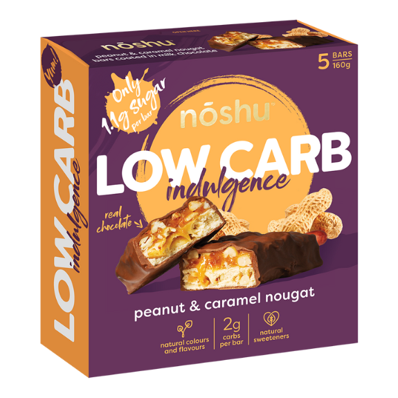 Low Carb Indulgence Peanut & Caramel Nougat 5 Pack