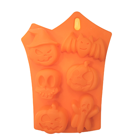 6 Cavity Silicone Halloween Mould