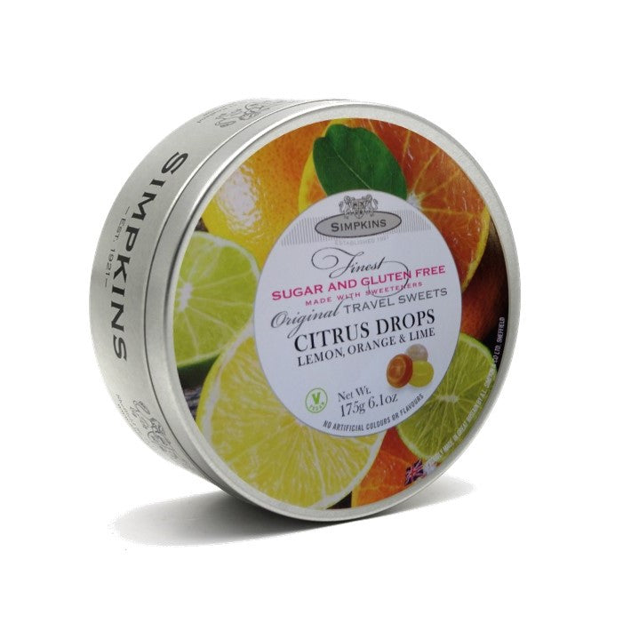 Citrus Fruit Drops Travel Sweets 150g