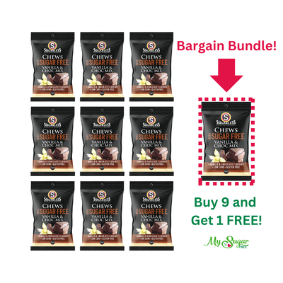 Vanilla & Choc Mix Chews 70g - Buy in Bulk and SAVE!