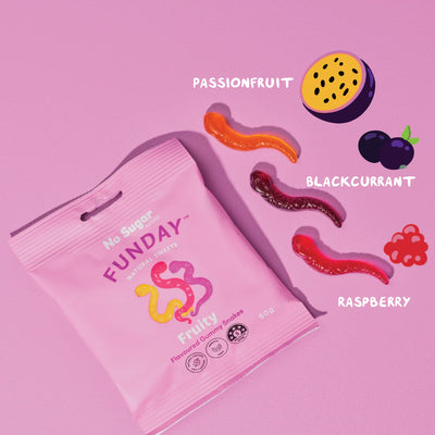 Fruity Gummy Snakes 50g