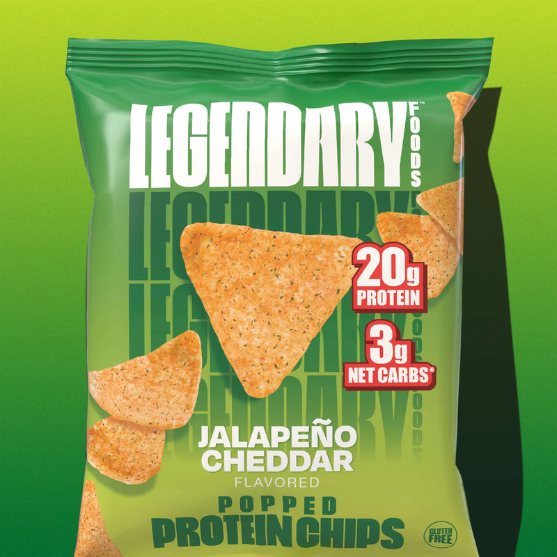 Jalapeno Cheddar | Popped Protein Chips- 1x packet