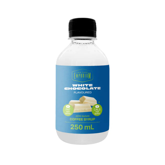 White Chocolate Flavoured Zero Sugar Coffee Syrup - 250mL