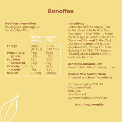 Premium Plant Protein Bites - Banoffee 300g