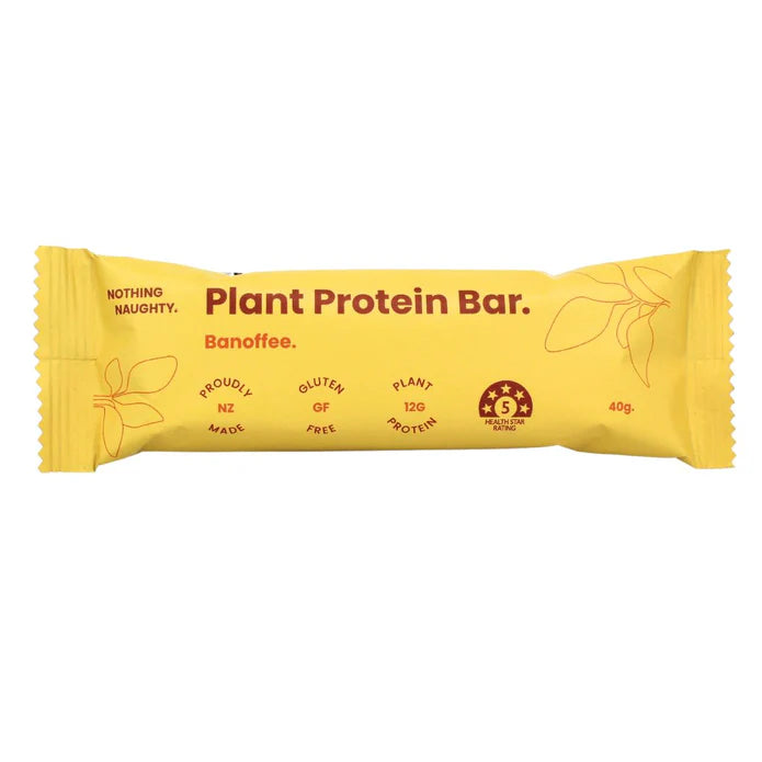 Nothing Naughty Plant Protein Bar - Banoffee