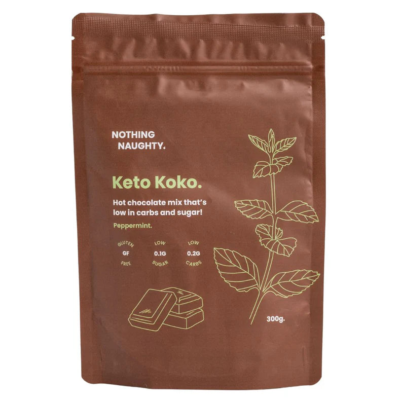 Keto Koko Low-Carb Peppermint Hot Chocolate 300g