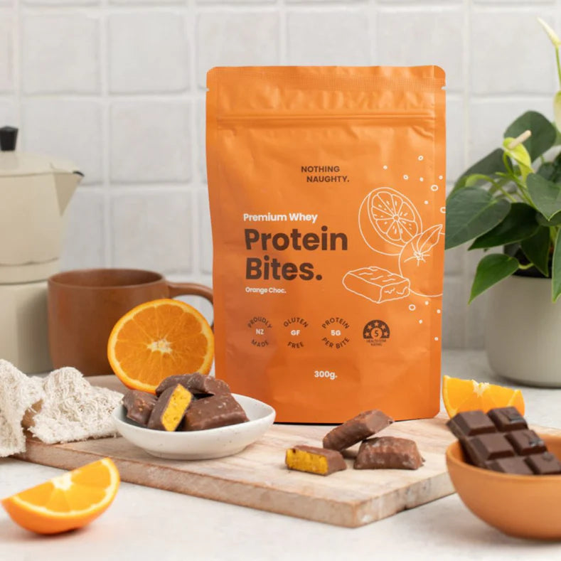 Premium Whey Protein Bites - Orange Choc 300g