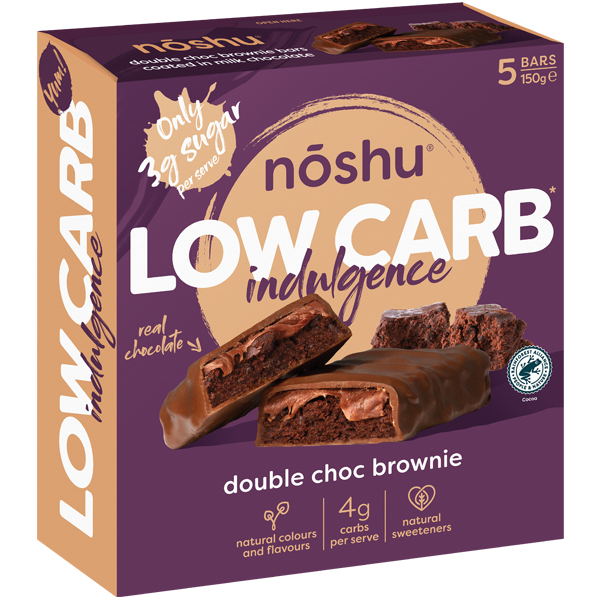 Low Carb Indulgence Double Choc Brownie 5 Pack