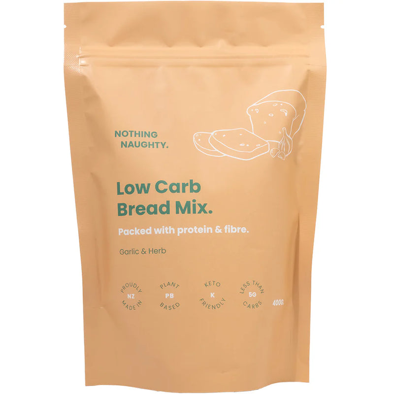 Low Carb Bread Mix - Garlic and Herb (400g)