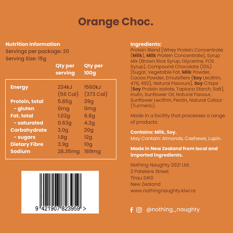 Premium Whey Protein Bites - Orange Choc 300g