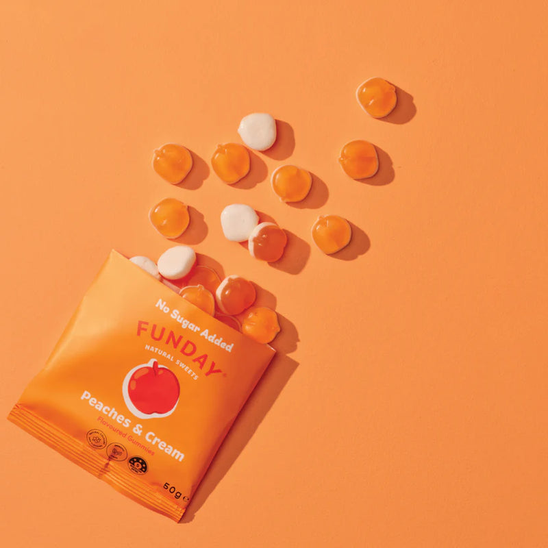 Peaches and Cream Gummies 50g