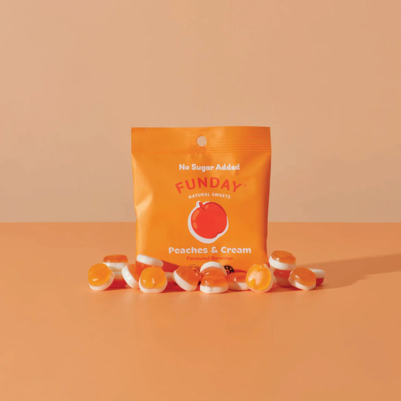 Peaches and Cream Gummies 50g