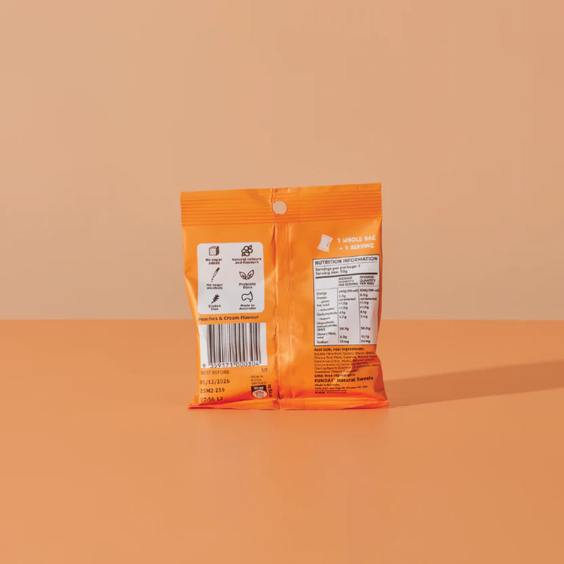 Peaches and Cream Gummies 50g