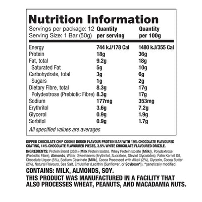 CLEARANCE - Quest Protein Bar - Dipped Chocolate Chip Cookie Dough