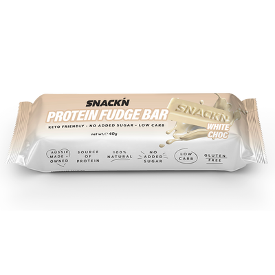 Snack'n Protein Fudge Bar - White Chocolate 40g