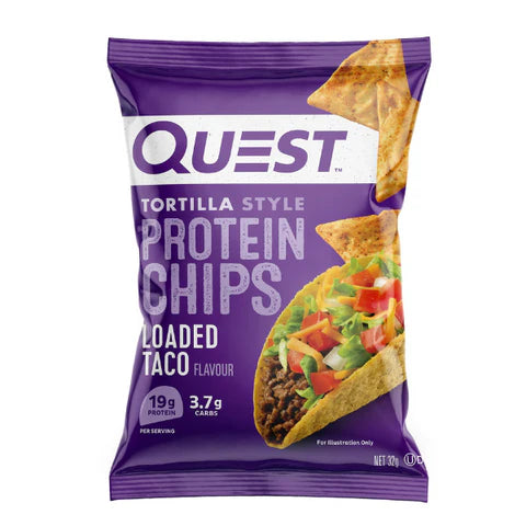 Quest Protein Chips Loaded Taco Flavour