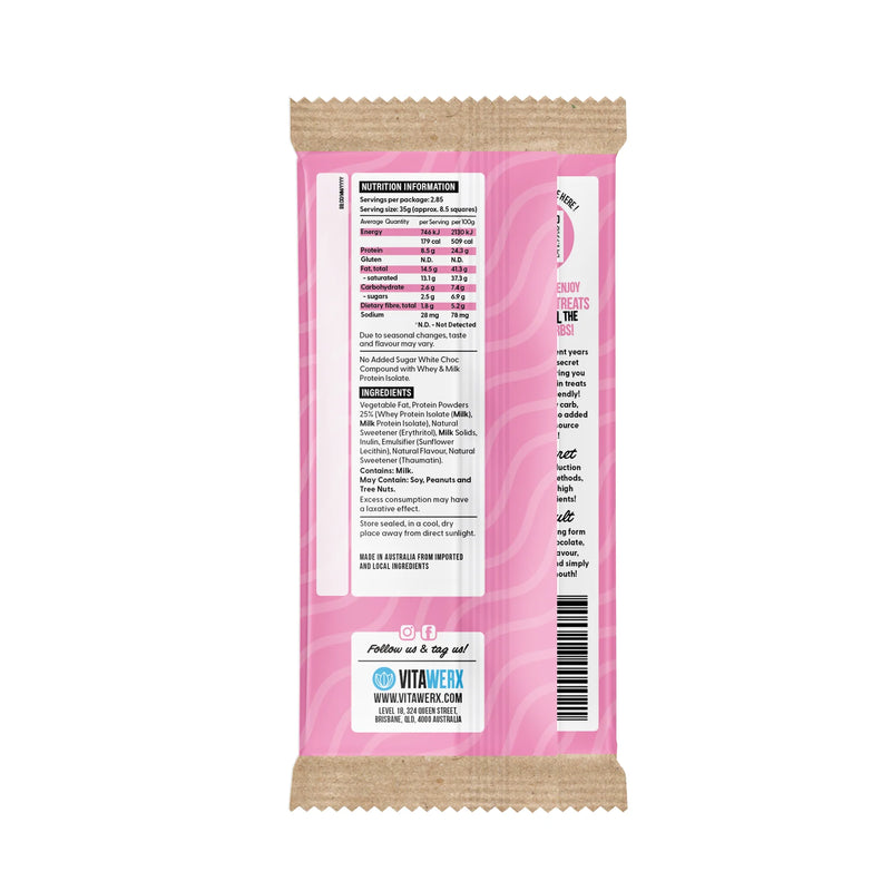 Protein White Choc Bar 100g