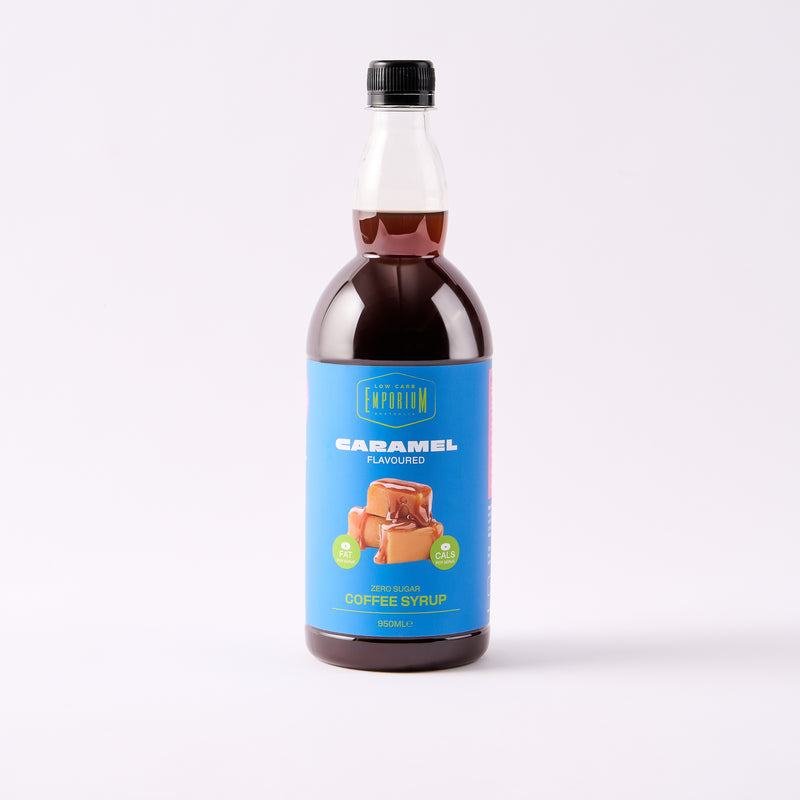 Caramel Flavoured Zero Sugar Coffee Syrup - 950mL