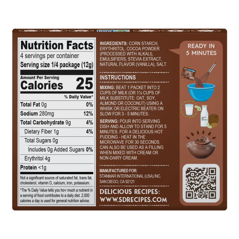Chocolate Flavour Instant Pudding 48g