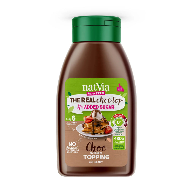 Natvia Chocolate Topping 250ml - Clearance