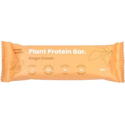 Nothing Naughty Plant Protein Bar - Ginger Crunch