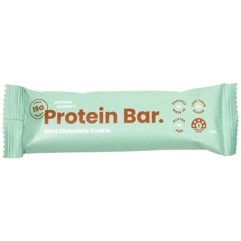 Nothing Naughty Protein Bar - Mint Chocolate Cookie