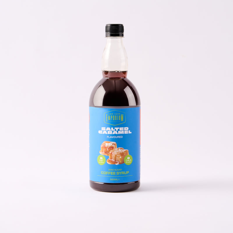 Salted Caramel Flavoured Zero Sugar Coffee Syrup - 950mL