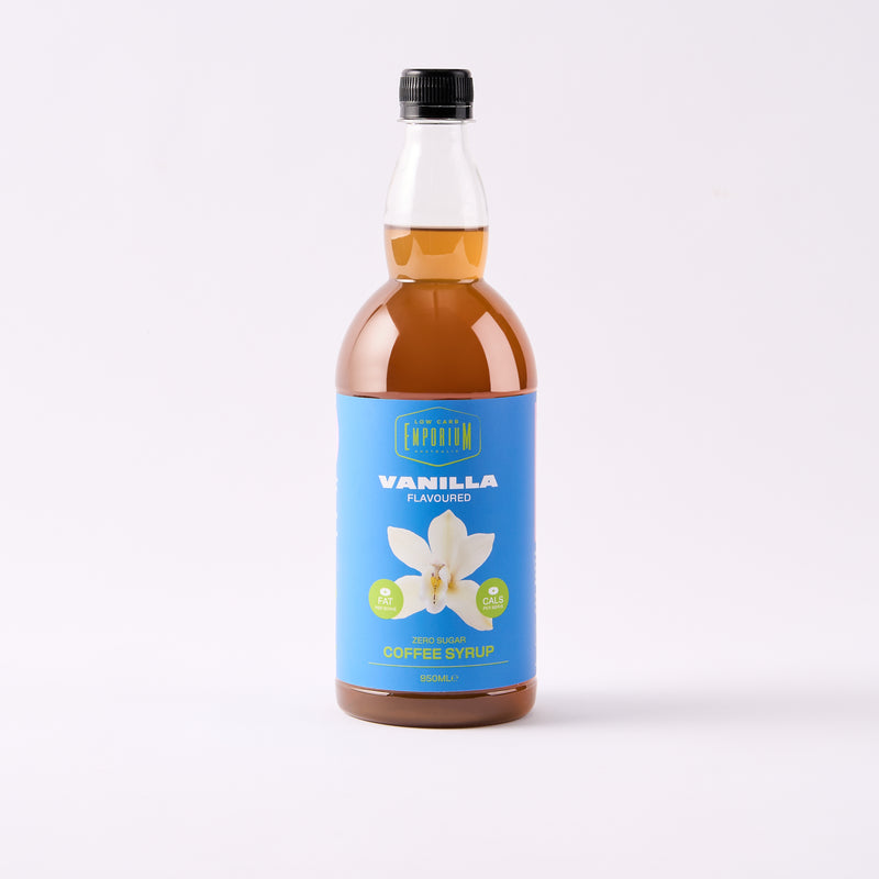 Vanilla Flavoured Zero Sugar Coffee Syrup - 950mL