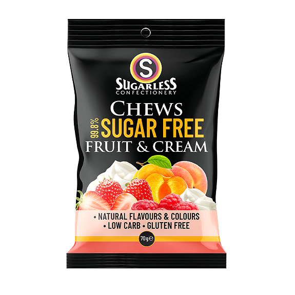 Fruit Chews | Fruit and Cream Chews 70g