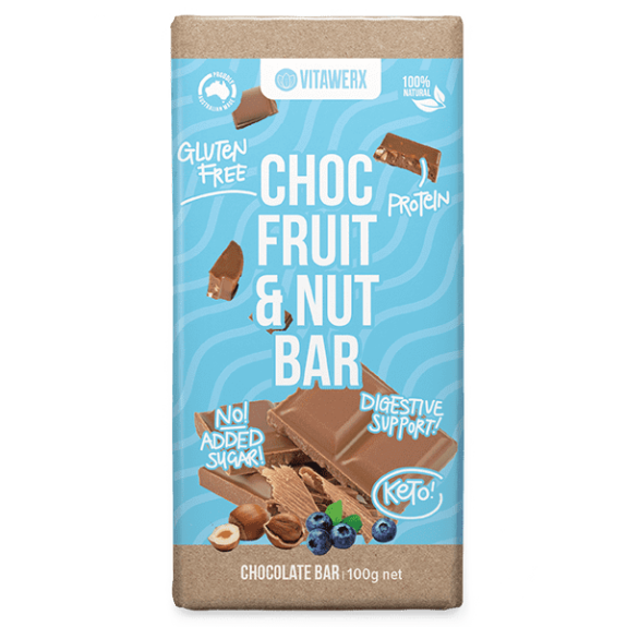 Milk Choc Fruit and Nut Bar 100g