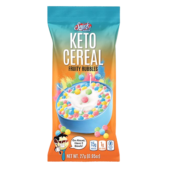 Fruity Puffs Keto Cereal 27g (BB 30/11/2023)
