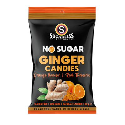 Ginger Candies - Orange & Turmeric Flavoured 60g