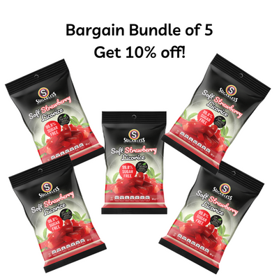 Soft Strawberry Licorice 80g - Buy in Bulk and SAVE!