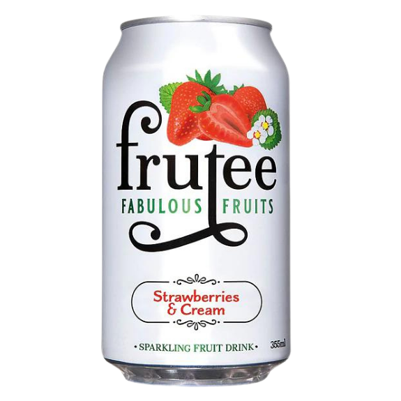 Strawberries & Cream Sparkling Fruit Drink 350ml