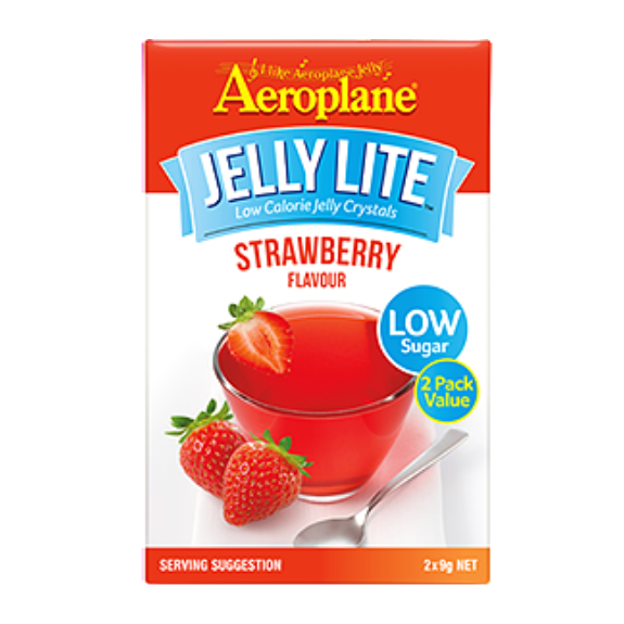 Strawberry Lite Jelly 2 x 9g
